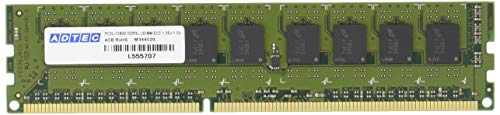 アドテック DDR3L-1600 UDIMM ECC 4GB 省電力 4枚組(中古品)