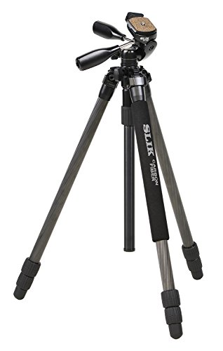 「ほぼ新品」SLIK カーボン三脚 ライトカーボン E73 3段 ナットロック式 25mmパイプ径 3(中古品) 37,965円