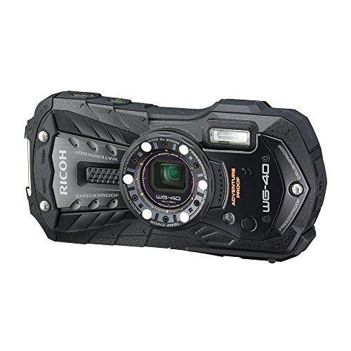 「非常に良い」RICOH 防水デジタルカメラ RICOH WG-40 ブラック 防水14m耐ショック1.6m耐 (中古品)