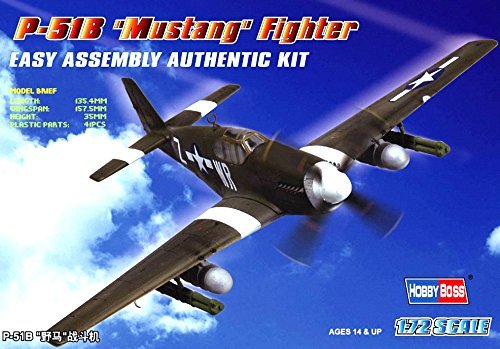 「未使用品」Hobby Boss P-51B Mustang Airplane Model Building Kit [並行輸入品](中古品)