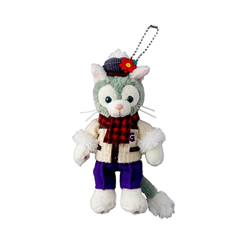 「未使用品」ダッフィーのクリスマス2015  ジェラトーニ ぬいぐるみバッジ 東京ディズ (中古品)