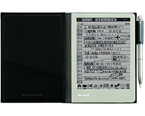 シャープ 電子ノート ブラック系 WG-S30-B(中古品)