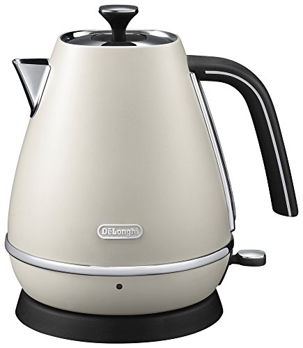 「非常に良い」デロンギ 電気ケトル ディスティンタ コレクション 1.0L ピュアホワイト KB(中古品)