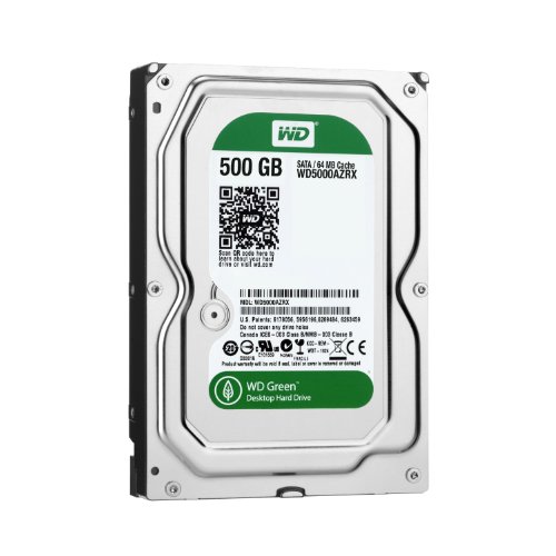 「非常に良い」WD Green 500GB Desktop Hard Drive: 3.5-inch SATA 6 Gb/s IntelliPower 6(中古品)