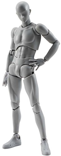 「非常に良い」S.H.フィギュアーツ ボディくん DX SET(Gray Color Ver.) 約150mm ABS&amp;PVC (中古品)