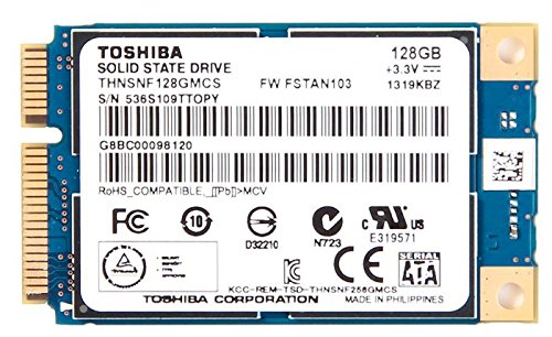東芝 Toshiba HG6 THNSNF128GMCS 128GB mSATA SATA?V 6Gb/s MLC SSD(中古品)