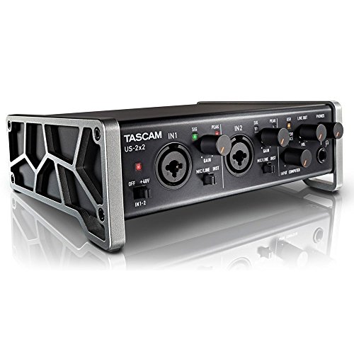 「ほぼ新品」TASCAM オーディオMIDIインターフェース 2入力2出力 US-2x2-SC(中古品)
