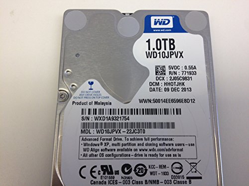 「未使用品」WD wd10jpvx (001?) ホーム?co WD 1?TBハードドライブwd10jpvx-22jc3t0?hho(中古品)