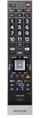 東芝 液晶テレビ リモコン CT-90442 75036502(中古品)の通販はau PAY