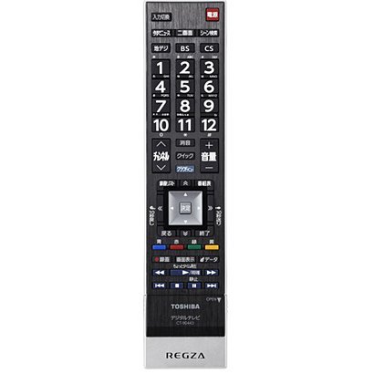 「ほぼ新品」東芝 液晶テレビ用リモコン CT-90443(75036562)(中古品)