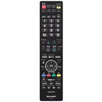 シャープ SHARP テレビリモコン 0106380465(中古品)