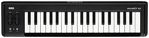「ほぼ新品」KORG 定番 ワイヤレス MIDIキーボード microKEY Air-37 音楽制作 DTM 省ス (中古品)
