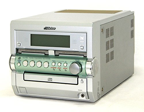 Victor ビクター JVC CA-UXW5-S シルバー マイクロコンポーネントMDシステ (中古品)