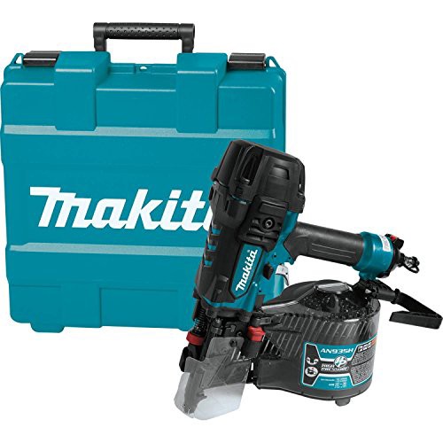 マキタ(Makita) 90mm 高圧エア釘打 (赤) エアダスタ付 AN935H(中古品)