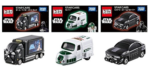 「非常に良い」トミカ スター・ウォーズ スター・カーズ 全３種セット セブンイレブン限定(中古品)