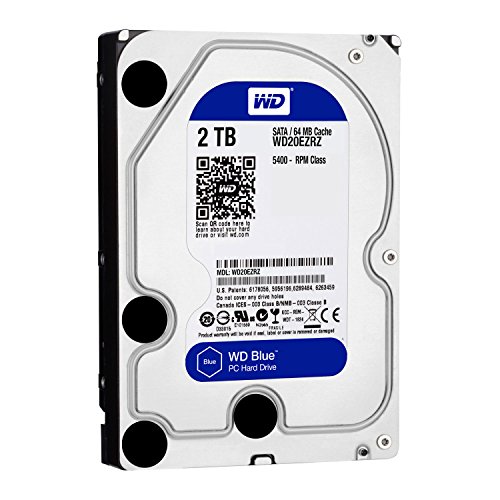 WD HDD 内蔵ハードディスク 3.5インチ 2TB WD Blue WD20EZRZ-RT SATA3.0 54(中古品)の通販は