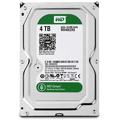 Western Digital WD40EZRX 4TB 3.5inch SATA3.0 64MB Intellipower WD Gree(中古品)の通販は
