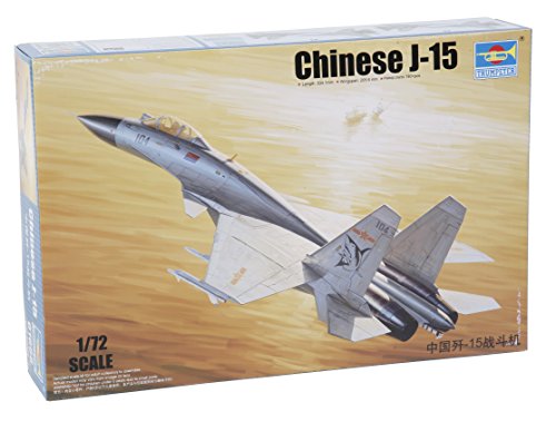 「ほぼ新品」トランペッター 1/72 中国軍 J-15 艦上戦闘機 プラモデル(中古品)