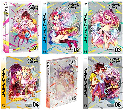 ノーゲーム・ノーライフ [Blu-ray] 全6巻セット [ Blu-rayセット](中古品)