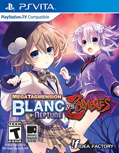 「ほぼ新品」MegaTagmension Blanc + Neptune VS Zombies (輸入版:北米) - PS Vita(中古品)
