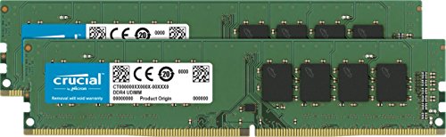 Crucial [Micron製] DDR4 デスク用メモリー 16GB x 2 (2400MT/s / PC4-1920(中古品)