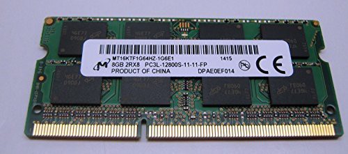 8GB Micron DDR3 1600 MHz PC3-12800 1.35V Laptop RAM Memory