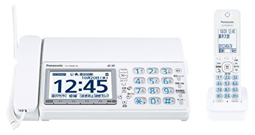 パナソニック おたっくす デジタルコードレスFAX 子機1台付き 迷惑防止機能(中古品)