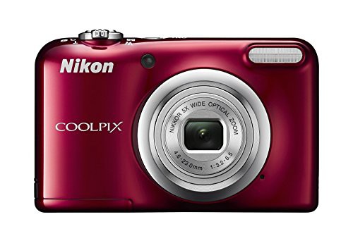 Nikon デジタルカメラ COOLPIX A10 レッド 光学5倍ズーム 1614万画素 乾電 (中古品)