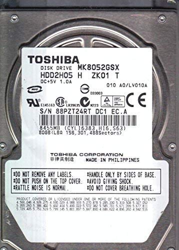 【中古】「未使用品」Toshiba MK8052GSX 80GB 2.5-Inch 5400RPM SATA OEM Notebook Hard Drive by Toshiba [並行輸入品] Toshiba MK8052GSX 80GB 2.5-Inch 5400RPM SATA OEM Notebook Hard