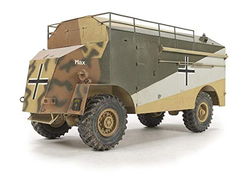 「非常に良い」AFVクラブ 1/35 イギリス陸軍 AEC 装甲指揮車 ロンメル マムート プラモデ (中古品)
