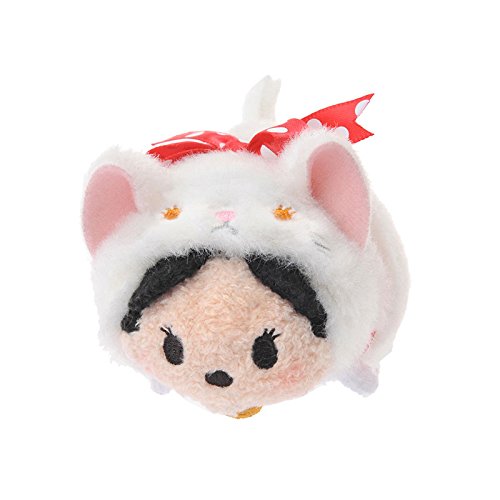 ツムツム ぬいぐるみ ミニー ねこ ミニ(S) TSUM TSUM(中古品)の