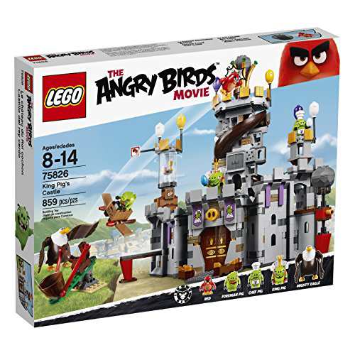 [レゴ]LEGO Angry Birds 75826 King Pig's Castle Building Kit 6137901 [ (中古品)