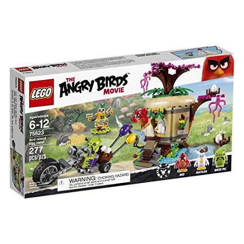 [レゴ]LEGO Angry Birds 75823 Bird Island Egg Heist Building Kit 613789(中古品)