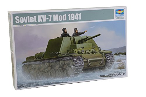 「未使用品」トランペッター 1/35 KV-7 自走砲 Mod.1941 09503 プラモデル(中古品)