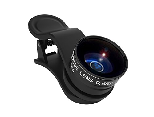 「未使用品」Kenko スマートフォン用交換レンズ REALPRO CLIP LENS ワイド&マクロ 0.65x(中古品)