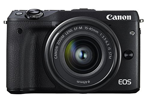 Canon ミラーレス一眼カメラ EOS M3 レンズキット(ブラック) EF-M15-45mm F(中古品)