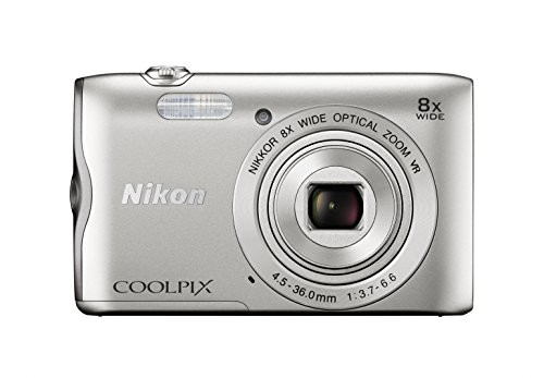 Nikon デジタルカメラ COOLPIX A300 光学8倍ズーム 2005万画素 シルバー A3(中古品)