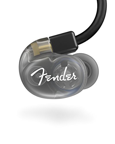 Fender イヤホン 8.5mm チタン製 ダイナミック型 高遮音性 カナル型 グレー(中古品)