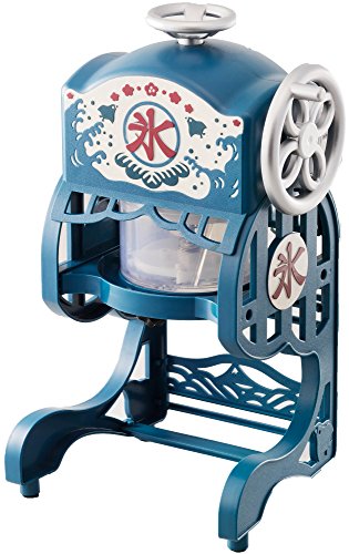 「未使用品」ドウシシャ 電動本格ふわふわ氷かき器 ブルー 2016年モデル DCSP-1651(中古品)
