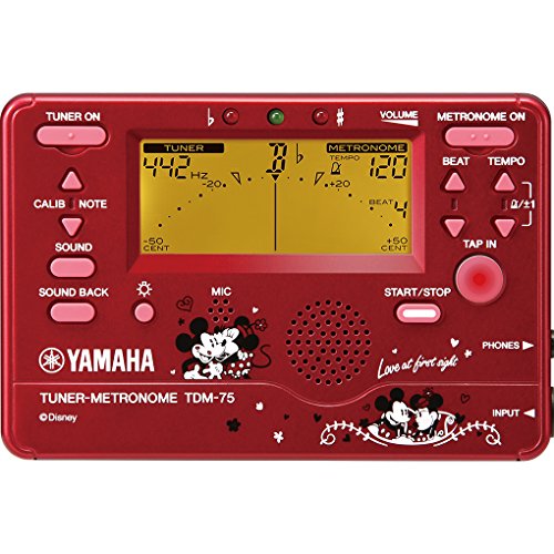 YAMAHA   チューナーメトロノーム TDM-75DMN2 ミッキー&amp;ミニー(中古品)