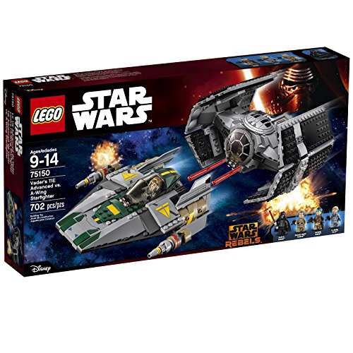 LEGO Star Wars Vader's TIE Advanced vs. A-Wing Starfighter 75150並行輸(中古品)