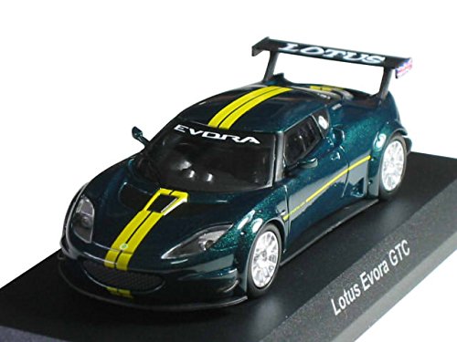「非常に良い」京商 1/64 ロータス ミニカーコレクション エヴォーラ ＧＴＣ 緑(中古品)