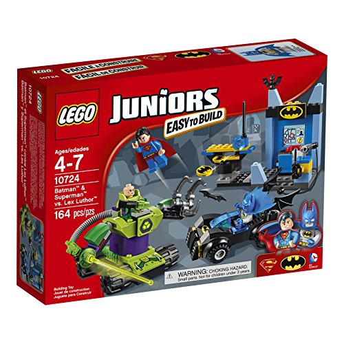 「非常に良い」LEGO Juniors 10724 Batman & Superman vs Lex Luthor Building Kit (164 P(中古品)
