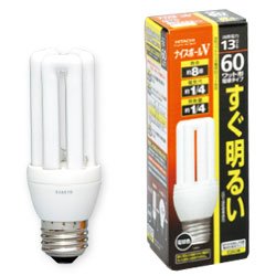 「未使用品」HITACHI ナイスボール 電球形蛍光灯 60ワット形 電球色 EFD15EL/13B E26口 (中古品) 6,106円