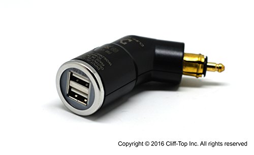 「未当てはめる品」Cliff-TopR 3.3 アンプリファイアーBMWのオートバイヘラ（DIN）のUSBアダプタへのソケ(中古品)