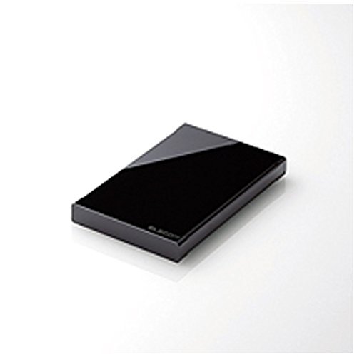 「非常に良い」エレコム USB3.0対応 ポータブルハードディスク 1.0TB ELP-ERT010UBK(中古品)