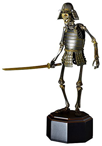 タケヤ式自在置物 骸骨武者 鉄錆地調 約150mm PVC&ABS製 塗装済み可動フィ (中古品)の通販は