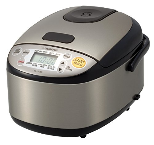 Zojirushi NS-LGC05XB Micom Rice Cooker & Warmer Stainless Black by Zoj(中古品)