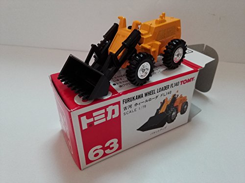 「非常に良い」トミカ　赤箱　No.63 古河　ホイール　ローダー　FL140 中古品(中古品)