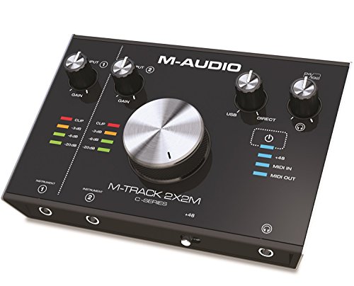 M-Audio 24bit/192kHz USB オーディオMIDIインターフェイス M-Track 2X2M(中古品)